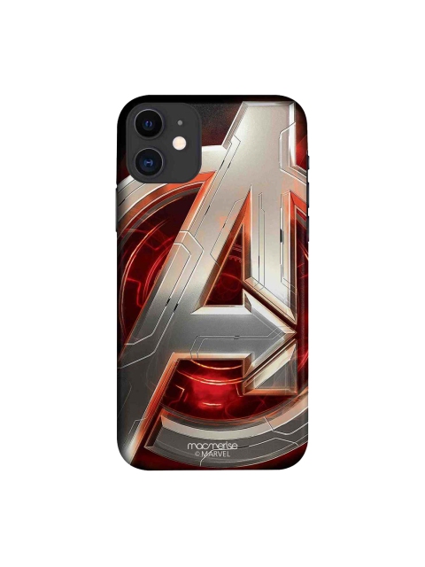 

macmerise Red & Silver-Toned Avengers Version 2 iPhone 11 Mobile Case
