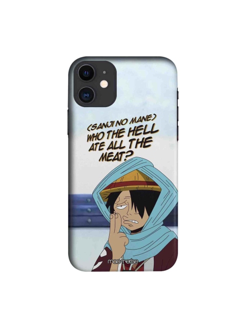 

macmerise Turquoise Blue & Black Sanji D Luffy iPhone 11 Case