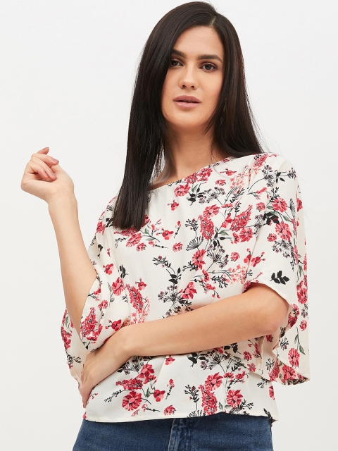 

Harpa Women Off-White Printed Top
