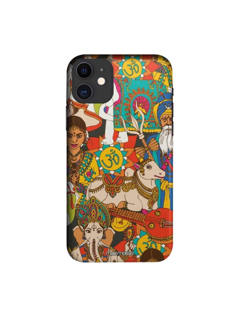 macmerise Multicoloured Namaste India iPhone 11 Case, Multi