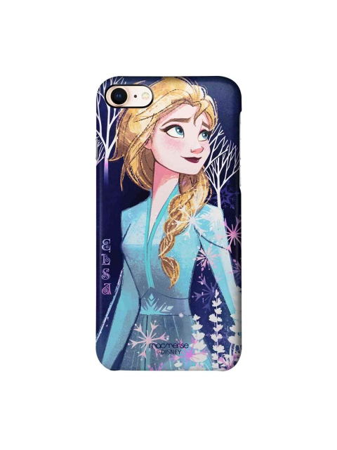 

macmerise Turquoise Blue & Yellow Strong Elsa iPhone 8 Mobile Case