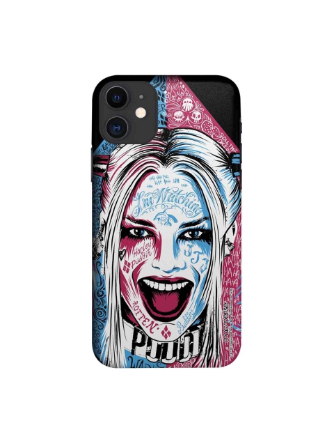 macmerise Pink & White Wicked Harley Quinn iPhone 11 Case