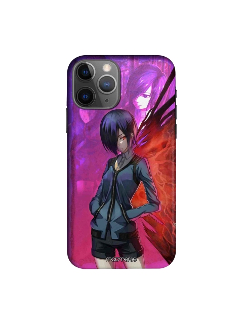 

macmerise Magenta Pink & Red Touka Kirishima Printed iPhone 11 Pro Max Case