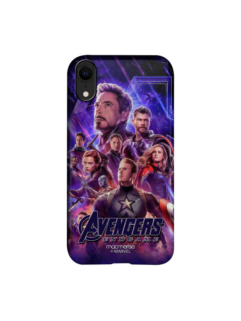

macmerise Blue & Black Suit Up Captain Marvel iPhone XR Pro Mobile Case