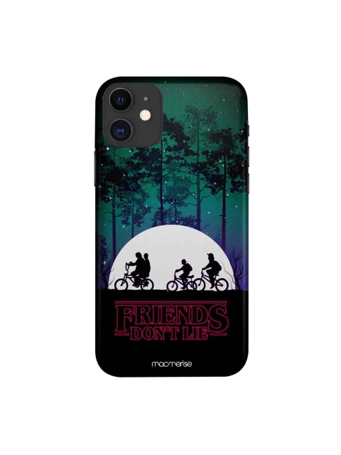 

macmerise Green & Black The Gang Of Hawkins iPhone 11 Mobile Case