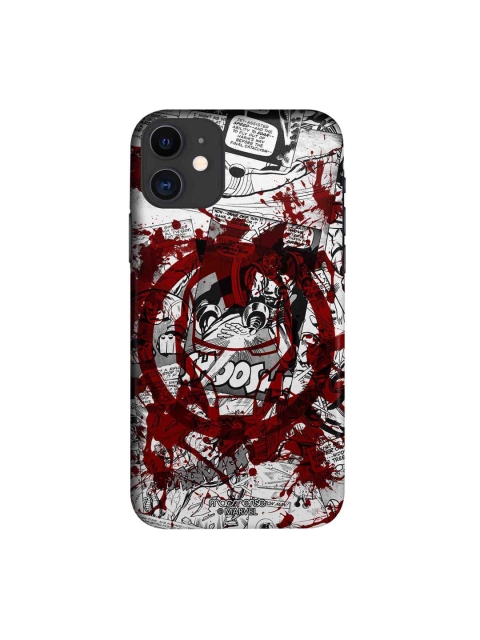

macmerise Red & Black Splash Out Ironman iPhone 11 Case
