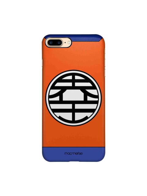 

macmerise Orange & White King Kai Crest iPhone 8 Plus Case