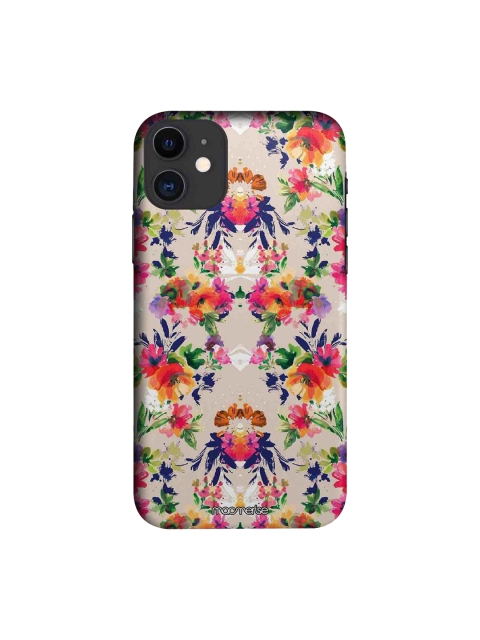 

macmerise Pink & Lavender Floral Symmetry iPhone 11 Case
