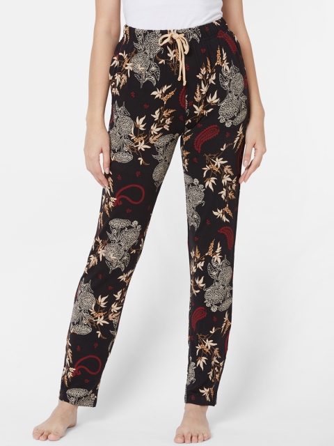 

Sweet Dreams Women Multicoloured Floral Print Lounge Pants, Multi