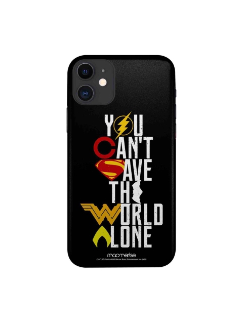 

macmerise Black & White Justice League Motto iPhone 11 Case