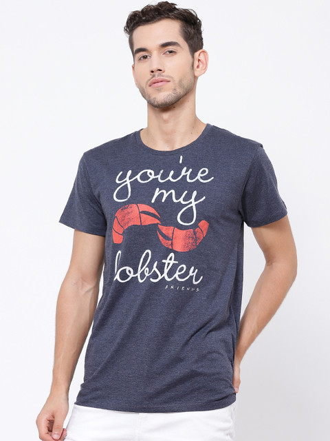 

Free Authority Friends Featured Navy Blue Tshirt for Men