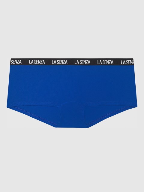 

La Senza Women Blue Solid Boy Shorts 11136213-89L7
