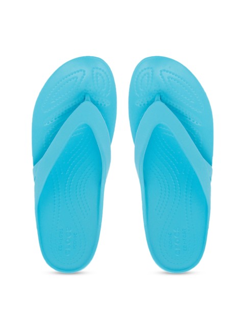 

Crocs Women Blue Solid Thong Flip-Flops
