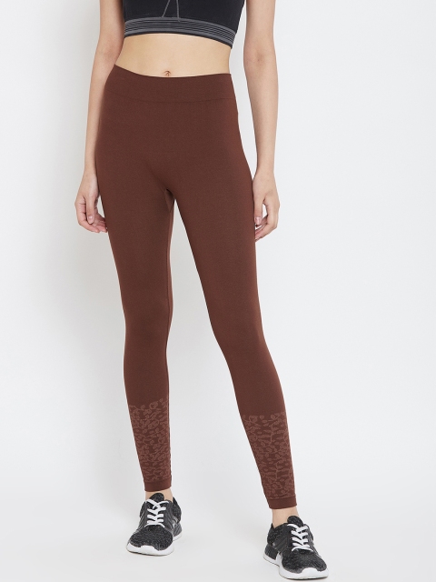 

C9 AIRWEAR Women Brown Solid Airwear Tights
