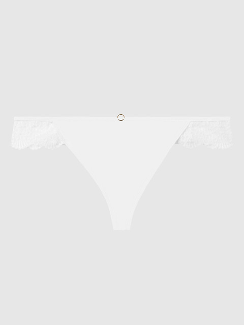 

La Senza Women White Solid Remix Ultrasoft Thongs 11151724-94D3