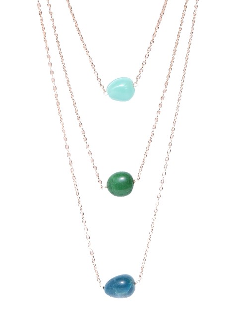 

Blueberry Gold-Plated Handcrafted Necklace