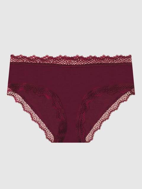 

La Senza Women Maroon Ultrasoft Hipster Briefs 11136236-83Q6