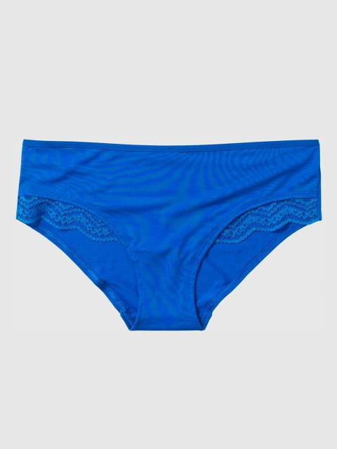 

La Senza Women Blue Solid Remix Ultrasoft Hipster Briefs 11164193-3AOX