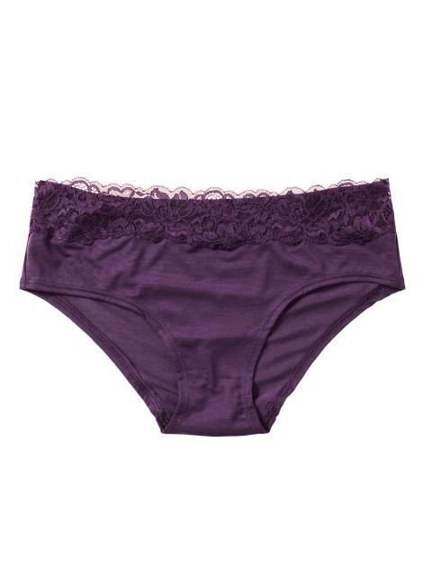 

La Senza Women Purple Solid Hipster Briefs 11158893-14P0