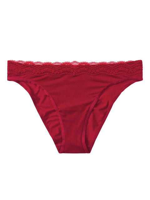 

La Senza Women Red Solid Bikini Briefs 11164192-74Q6