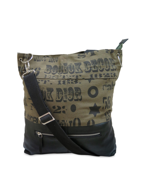 

Spice Art Unisex Green Printed Sling Bag