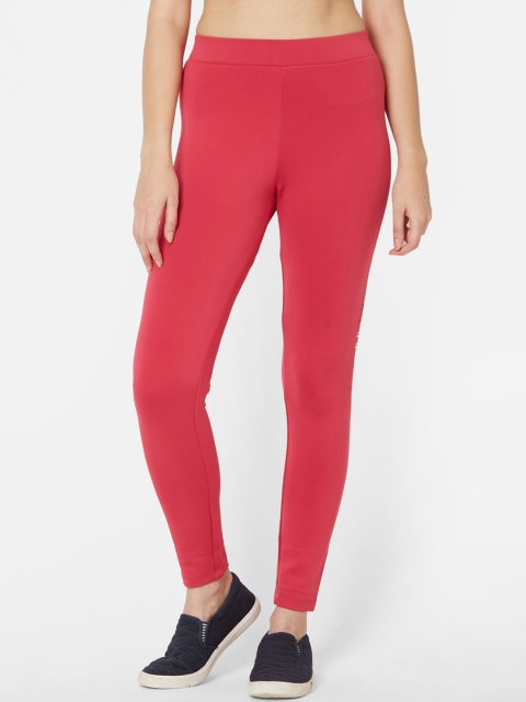 

Sweet Dreams Women Pink Solid Slim-Fit Track Pants