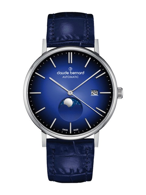 

claude bernard Men Blue Swiss Made Analogue Watch 80501 3 BUIN