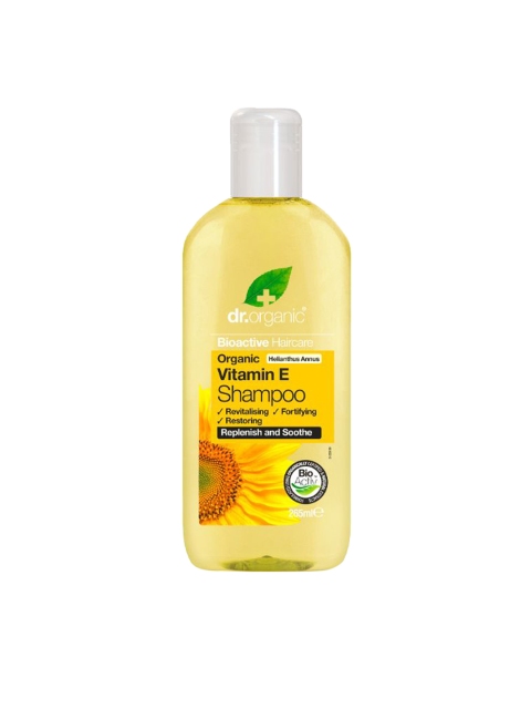 

dr.organic Adults Vitamin E Hair Shampoo 265ml, Yellow