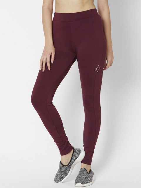 

Sweet Dreams Women Burgundy Solid Slim-Fit Tights