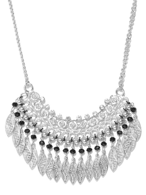 

Blueberry Silver Plated Handcrafted Necklace