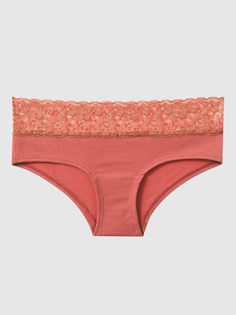 

La Senza Women Mauve Solid Remix Hipster Briefs 11129476-3RC7