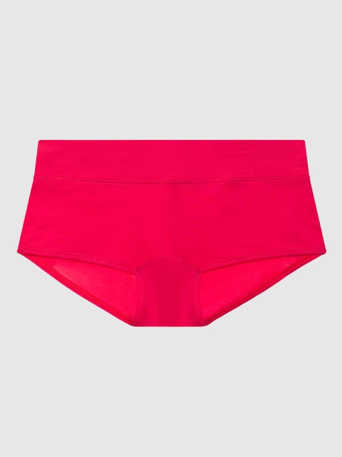 

La Senza Women Red Solid Boy Shorts 11125659-0DUM