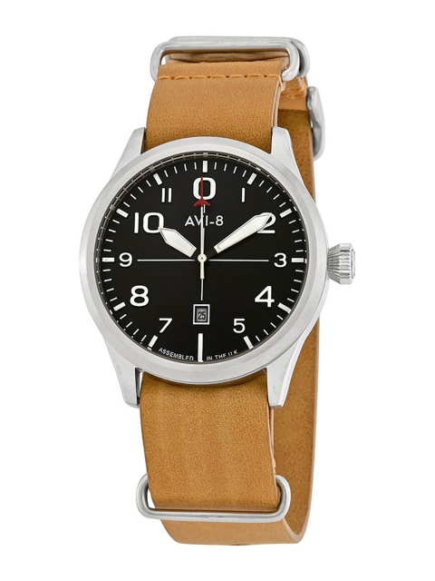 

AVI-8 Men Black Analogue Watch AV-ASET-09