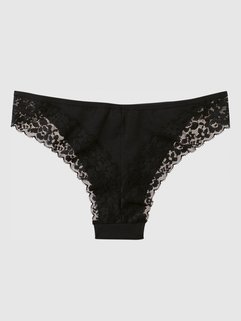 

La Senza Women Black Remix Cotton Bikini Brief 11158874-4PH7