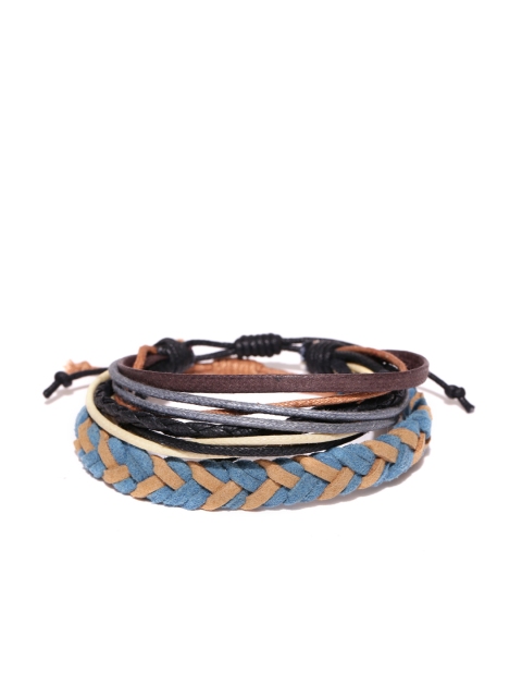 

Blueberry Men Set of 2 Multicoloured Bracelets, Multi