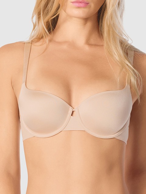 

La Senza So Sexy Nude Solid Underwired Lightly Padded Balconette Bra