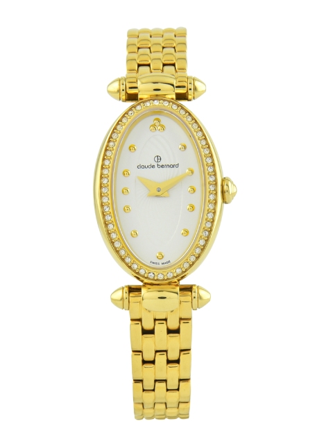 

claude bernard Women Silver-Toned Analogue Watch 20210 37JPM AID