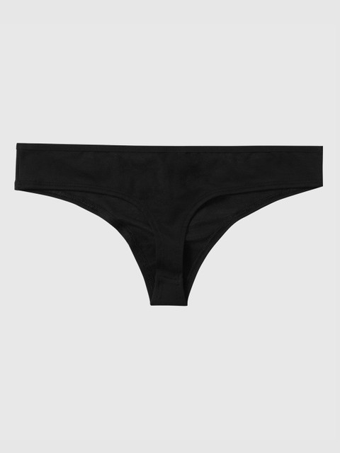 

La Senza Women Black Ultrasoft Thongs 11164310-03YZ