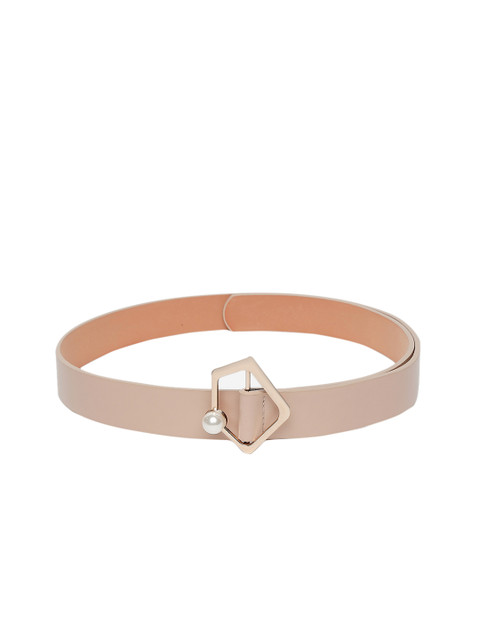 

20Dresses Women Beige Solid Belt