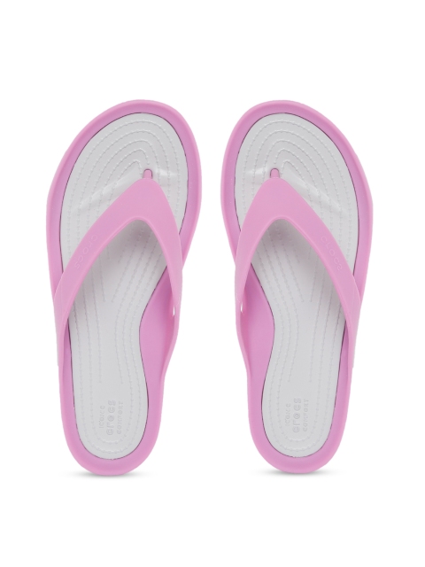 

Crocs Women Pink Solid Thong Flip-Flops