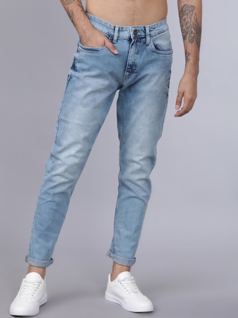 

Horsefly Men Blue Tapered Fit Mid-Rise Clean Look Stretchable Jeans