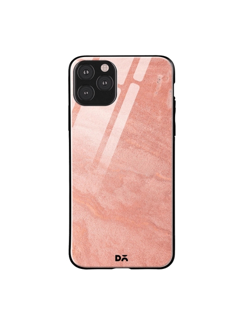 

DailyObjects Peach-Coloured Marble Sand iPhone 11 Pro Max Glass Case