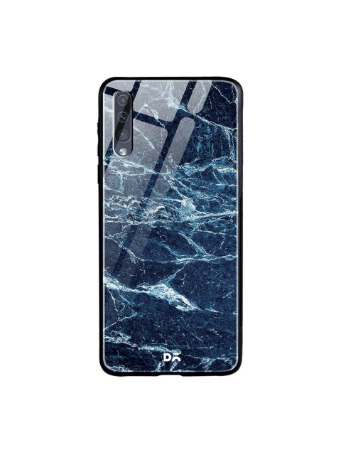 

DailyObjects Black & Blue Sea Marble Samsung Galaxy A30s Glass Case