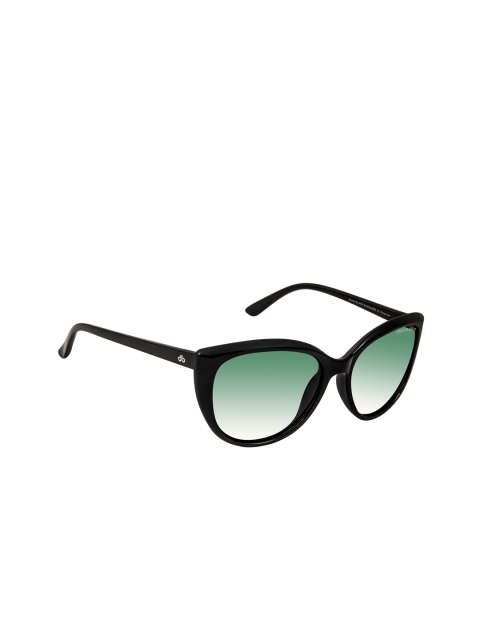 

David Blake Women Polarised and UV Protected Cateye Sunglasses SGDB2025x009CYC2, Black