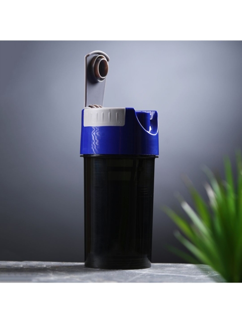 

Dennmarks Blue & Black Colourblocked Plastic Sipper Bottle 500 ml