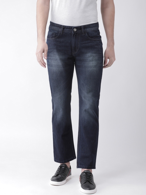 

FEVER Men Blue Straight Fit Mid-Rise Clean Look Jeans