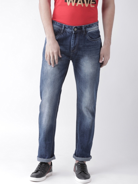 

FEVER Men Blue Straight Fit Mid-Rise Clean Look Jeans