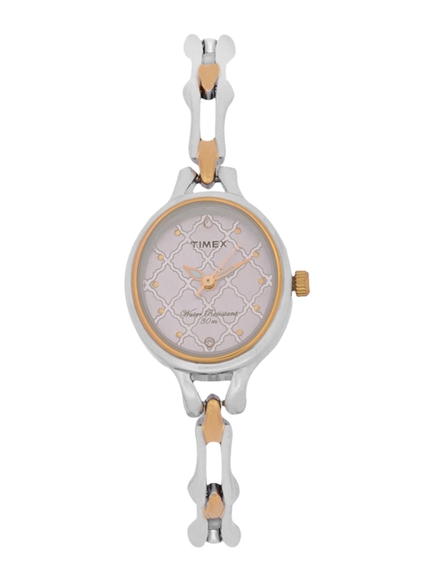 

Timex Women Silver-Toned Analogue Watch TW0TL9304