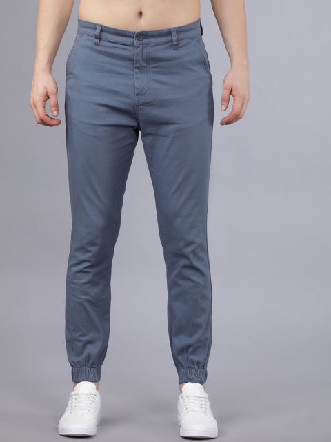 

Horsefly Men Blue Slim Fit Solid Joggers