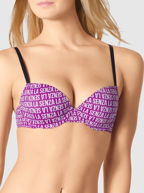 

La Senza Purple Printed Underwired Lightly Padded Everyday Bra